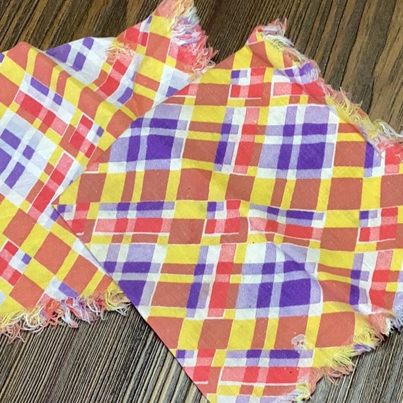 FINAL SALE PRICE Misc. Vintage Cloth Napkins x 9 - Picture 5 of 5